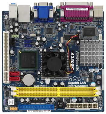 Материанская плата ASRock a330gc