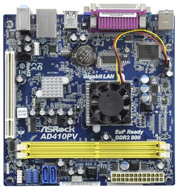 Материанская плата ASRock ad410pv
