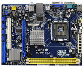 Материанская плата ASRock g31m-vs2bulk