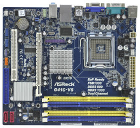 Материанская плата ASRock g41c-vsbulk