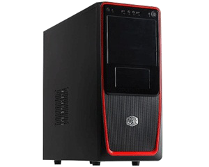 RC-311B-RKN1 Корпус Cooler Master Elite 311,нижнее расположение БП,без БП,черно-красный
