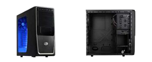 RC-311P-TWN2 Корпус Cooler Master Elite 311 Plus USB 3.0, без БП,полностью черный,прозрачная боковая