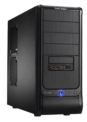 RC-330U-KKN1-BK Корпус Cooler Master Elite 330U,нижнее расположение БП,без БП,черный