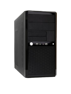 FL-503G-400PRS Корпус Foxline FL-503G с БП ATX-400PRS (400W,24+4 pin,2xPeripheral,2xSATA) mATX