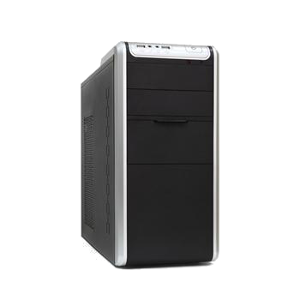 FL-566X-400PRS Корпус Foxline FL-566 с БП ATX-400PRS (400W,24+4 pin,2xPeripheral,2xSATA) mATX