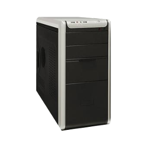 KS-566_FX-400C Корпус Foxconn KS-566 с БП Foxconn FX-400C (400W,24+4pin,2xPeripheral,2xSATA) mATX