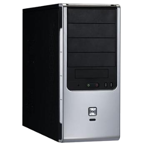 WA-33_KY-450ATX Корпус Winsis WA-33 с БП KY-450ATX 450Вт, черно-серебристый