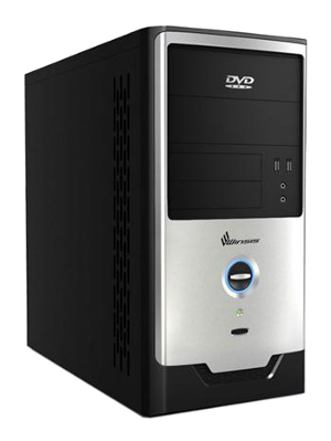 WN-19_KY-400ATX Корпус Winsis WN-19 с БП KY-400ATX 400Вт,mATX, черно-серебристый